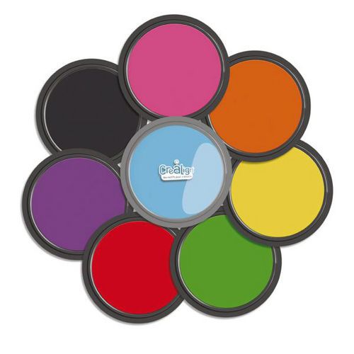 Boîte 8 Encreurs Géants Ø 88mm - Couleurs Assorties