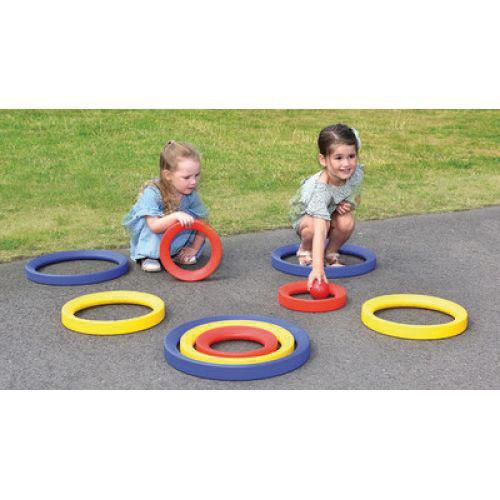 Lot de 9 anneaux d'activités géants - Educational advantage