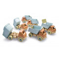 Ensemble de 6 camions bennes - Dantoy