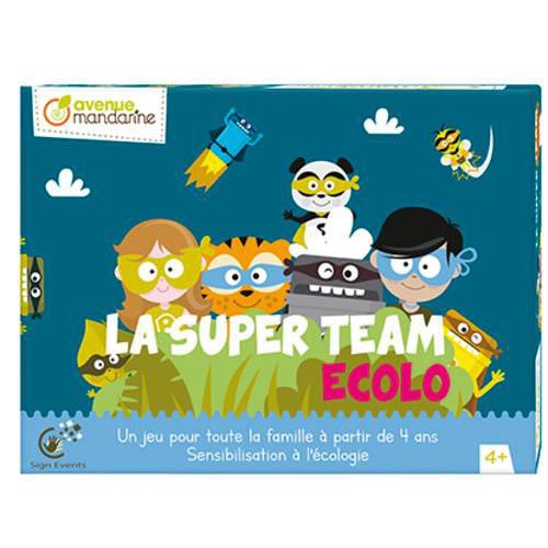 Boite 4 jeux la super Team écolo - Avenue Mandarine