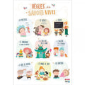 Poster Les Règles De Savoir-vivre 52x76cm