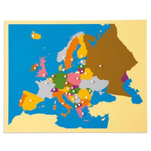Carte puzzle L'Europe - Nienhuis