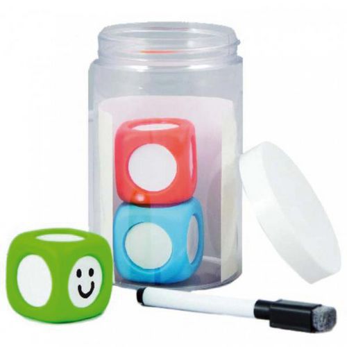 Set de 3 dés réécrivables - Akros