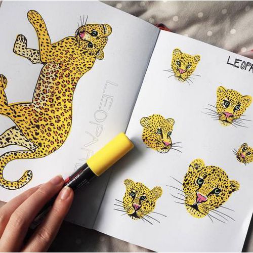Marqueur POSCA PC5M pointe moyenne ogive 1,8 -2,5 mm - Jaune