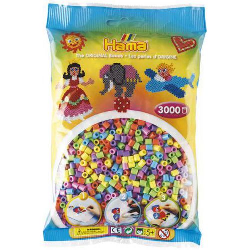 Assortiment De 3000 Perles Pastels