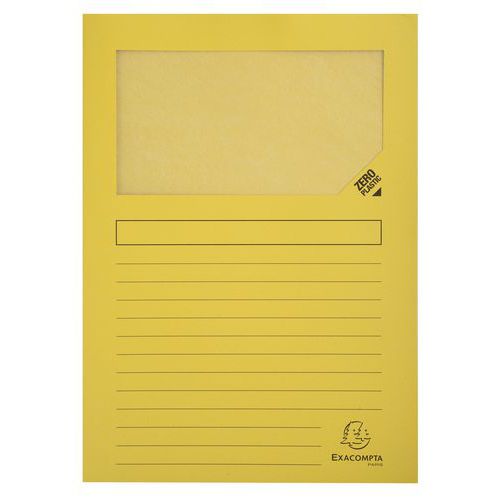 Poch Coin Carte À Fenêtre 22x31 Jaune