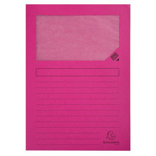 Poch Coin Carte À Fenêtre 22x31 Rose