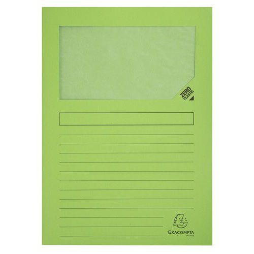 Poch Coin Carte À Fenêtre 22x31 Vert