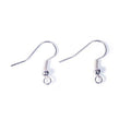 Paire Boucles D’oreilles Argentées L18mm