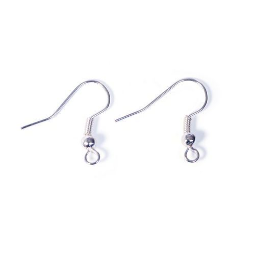 Paire Boucles D’oreilles Argentées L18mm