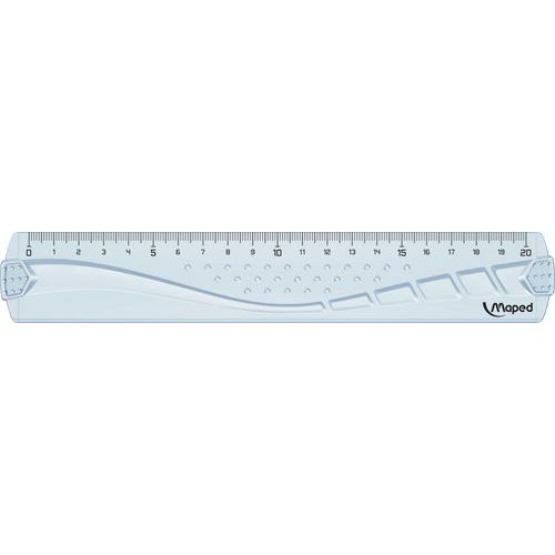 Règle plate 20 cm geometric plastique - Recyclé - Maped