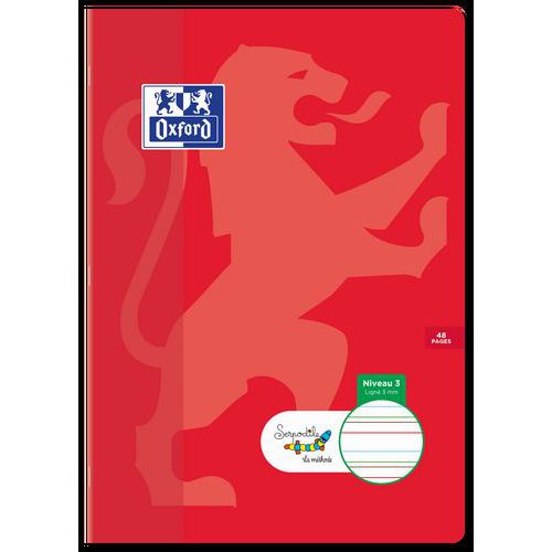 Cahier Dys 46p A4 90g Interlig 3mm 4 Lign 4 Coul