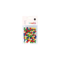 Sachet 140 perles bois rondes multicolores 8 mm - Innspiro