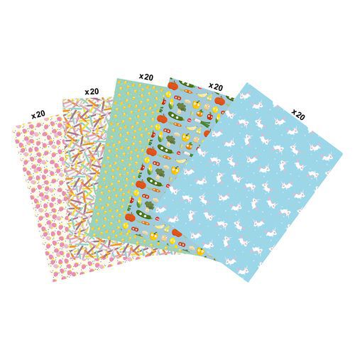Maxi pack 100 feuilles Decopatch - enfant