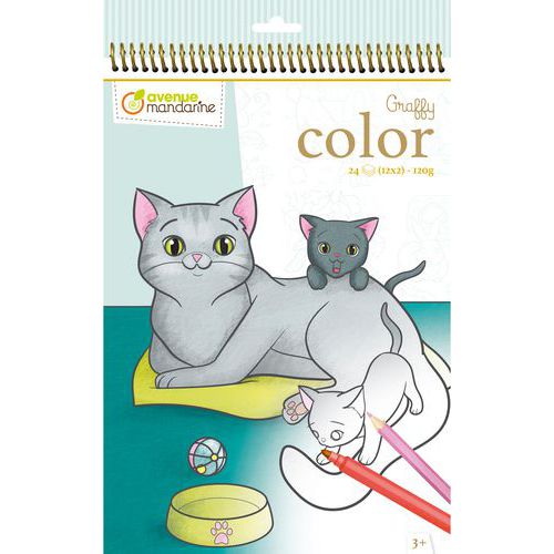 Graffy Color Animaux Familiers Maman-bébé (3+)