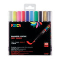 Set 10 markers pointe pinceau - Posca