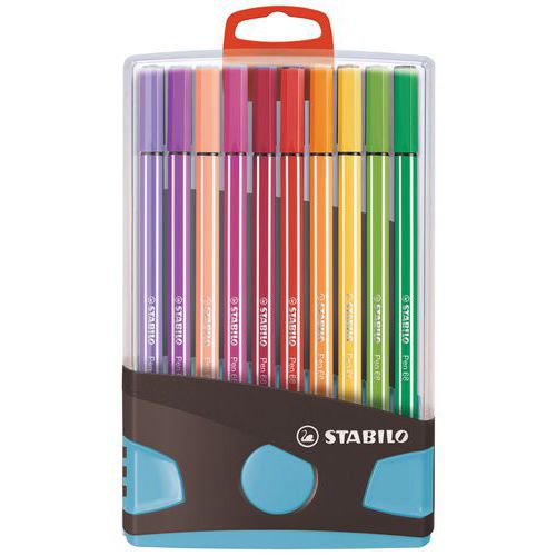 Etui rigide 20 feutres pen 68 - Stabilo