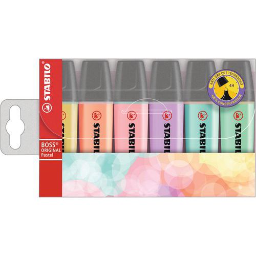 Pochette 6 Surligneurs Stabilo