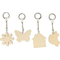 Lot De 8 Porte-clés À Décorer