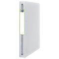 Classeur PP recyclé translucide A4 dos 40mm 4 anneaux Ø 30mm - Oxford
