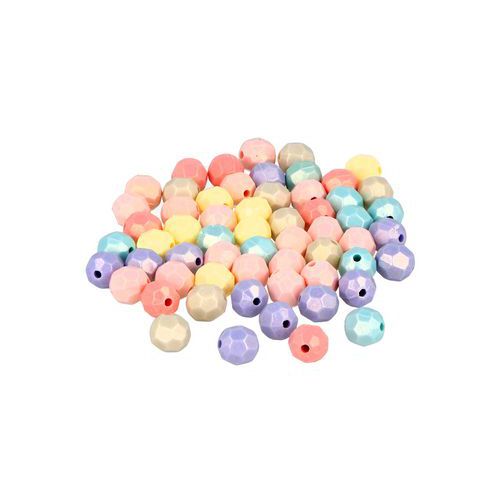 Bocal 750 perles facettes pastel - Innspiro