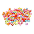 Bocal 750 Perles Plastique Rondes Étoiles Dia 75 Trou 1.5