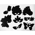 Lot De 12 Masques À Gratter + Élastique +12 Bâtonnets