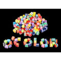 Sachet 200 Perles Multicolores Carrées 10mm
