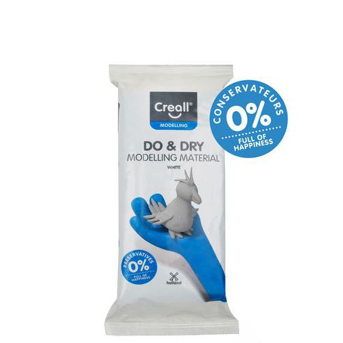 Pâte À Modeler Auto-durcissante Do&dry Pain 500g Blanc