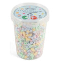 Seau 1580 perles plastique 50% recyclé pastel - Dantoy