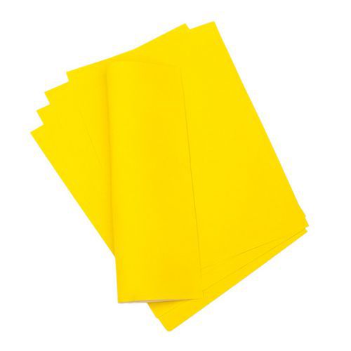 Main 25 Feuilles Affiche 85g 50x70 Jaune