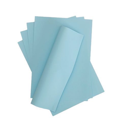 Main 25 Feuilles Affiche 85g 50x70 Bleu Ciel