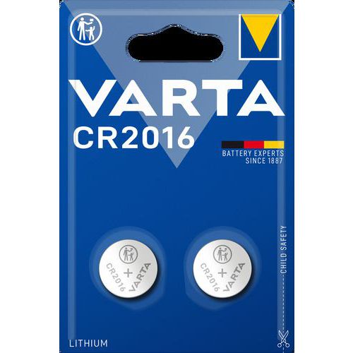 Pile bouton lithium 3V Varta CR2016
