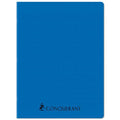 Cahier agrafé 24 x 32 cm 96p séyès 70g PP bleu