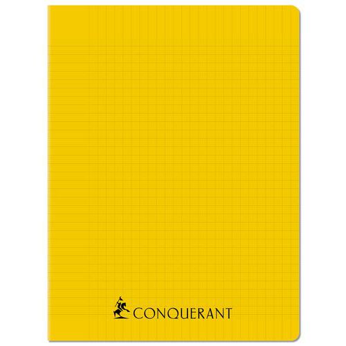 Cahier Agrafé 24 X 32 Cm 96p Séyès 70g Pp Jaune