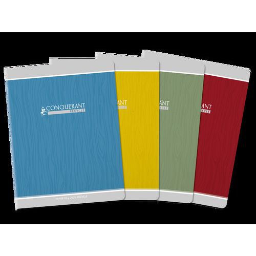 Cahier carte papier recyclé 17x22 cm 90g 96 pages seyes - Conquerant