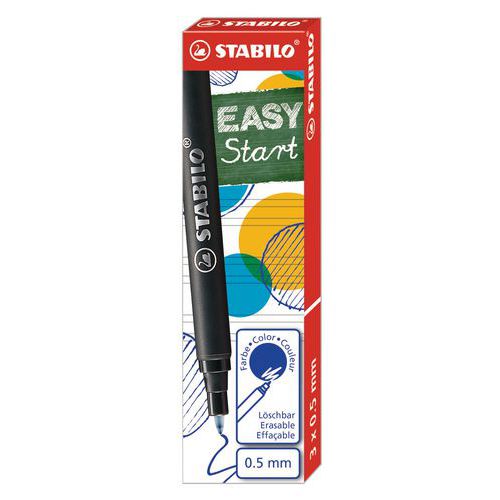 Cartouche encre bleue pointe 0.5 mm - Stabilo