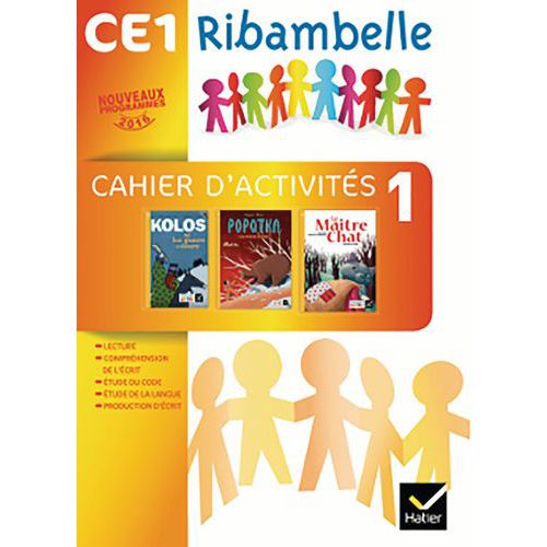 Ribambelle Ce1 Série Jaune Cahier D'activités 1 + Livret 1