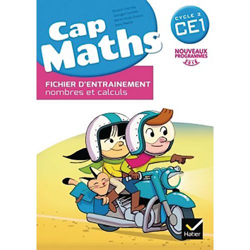 Cap Maths Ce1 Fichier D'entrainement + Cahier De Géometrie + Dico Maths Édit.2016
