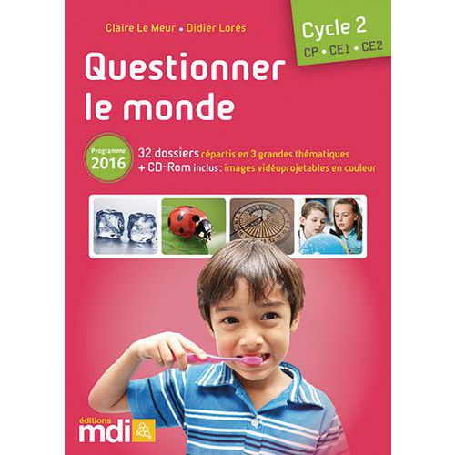 Questionner Le Monde Fichier + Cd-rom Cycle 2