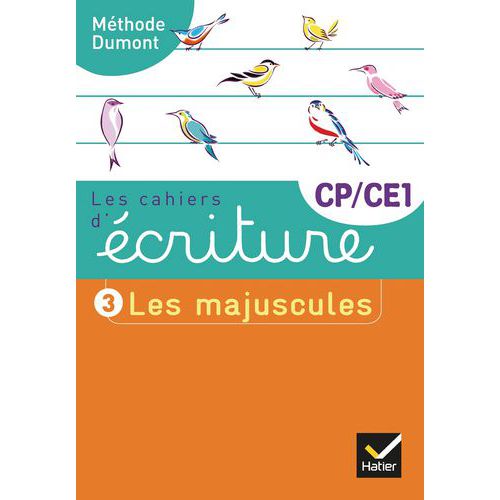 Cahier D'écriture 3 Cp/ce1 Les Majuscules Édition 2019