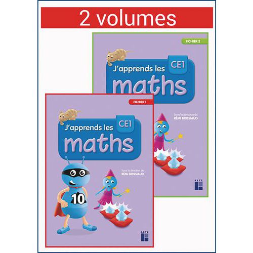 J'apprends Les Maths Ce1 Fichier De L'eleve En 2 Volumes