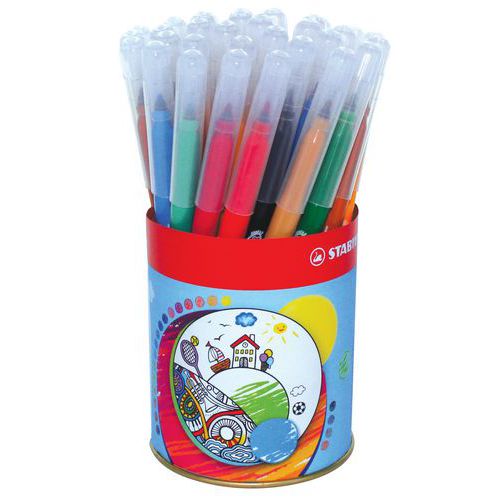 Pot 36 feutres dessin trio - Stabilo