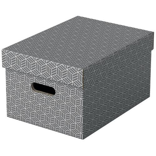 Boîtes De Rangement Esselte Home Format M Gris X3
