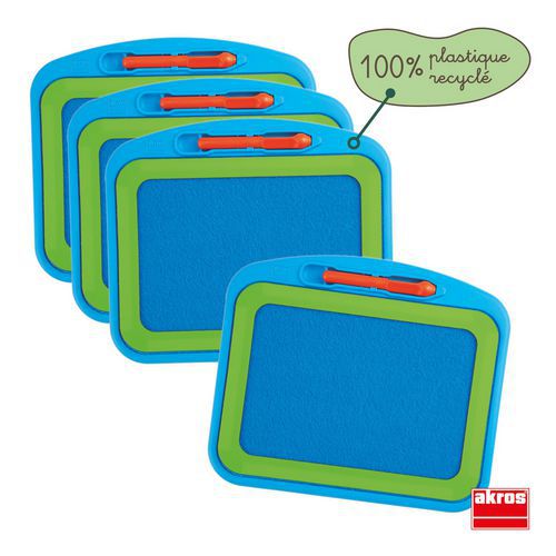Lot 4 ardoises et poinçons - Akros
