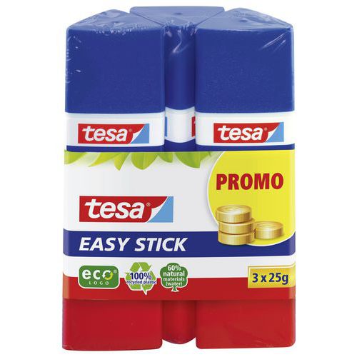 Bâton de colle triangulaire en lot de 3 - Tesa