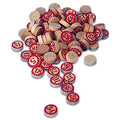 Pions de loto - bois numérotés