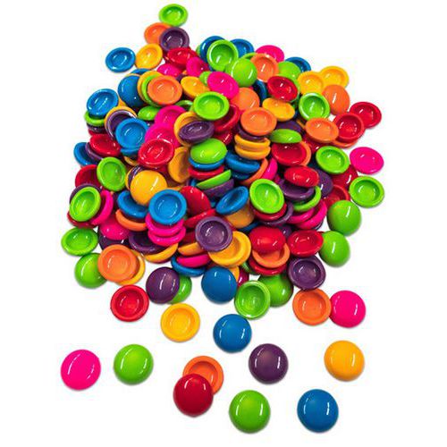 Lot de 250 Assortiment de 250 pions en plastique