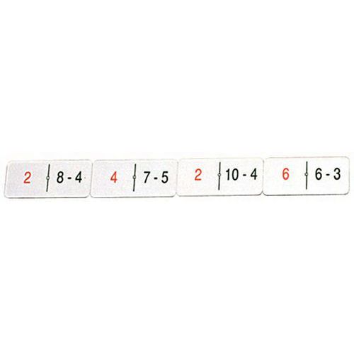 Domino des soustractions