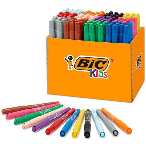 Classpack 144 Feutres Pointe Large Ogive Visacolor Bic